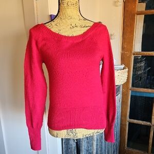 Anchor Blue Women's Vibrant Red Sweater
